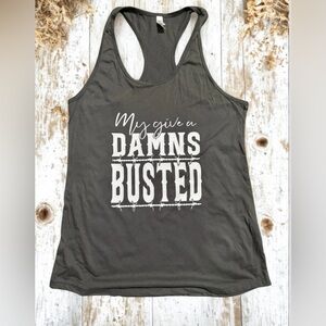 Next Level Apparel Charcoal Graphic Tank Top